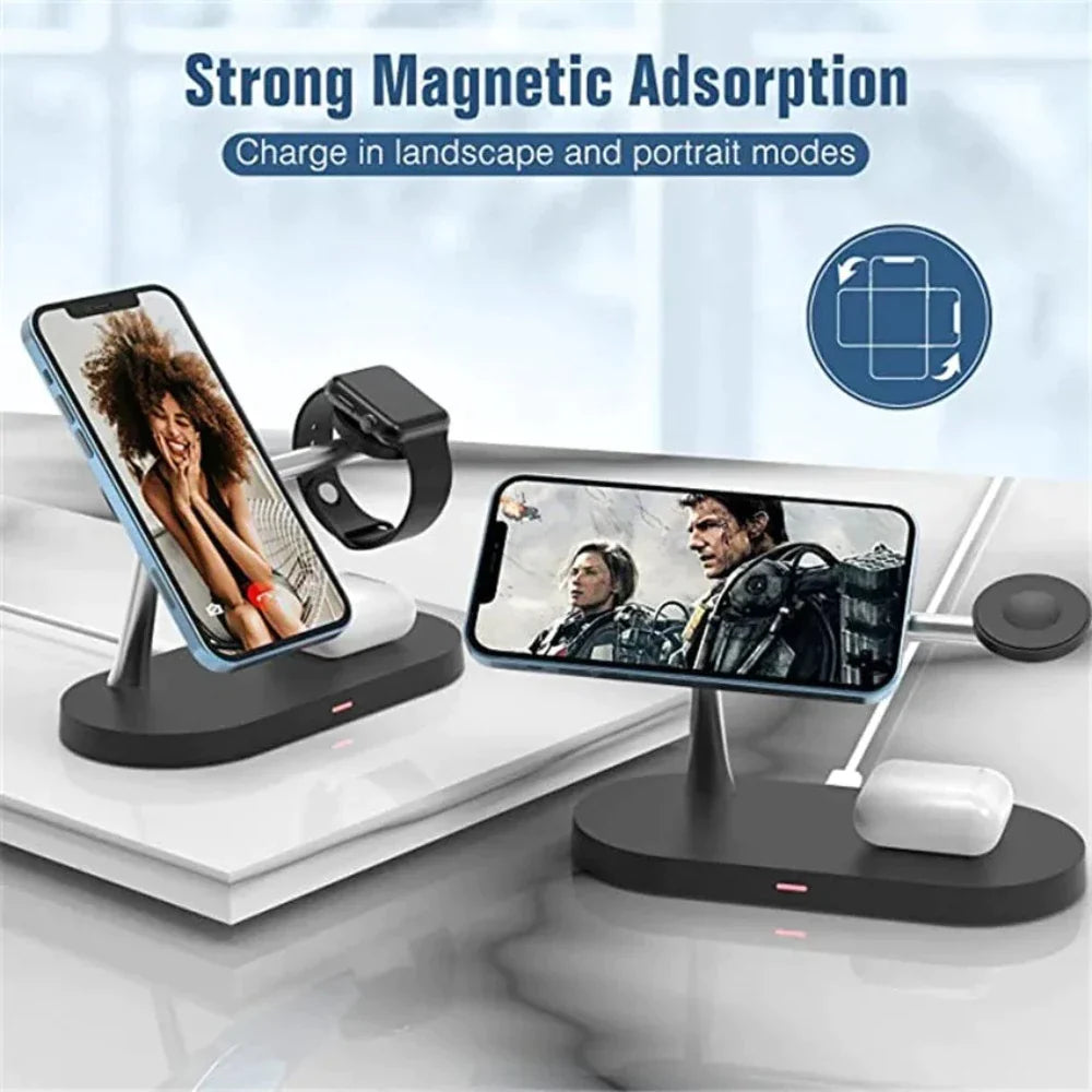Wireless Charging Lamp Station for iPhone with Magnetic Connectivity