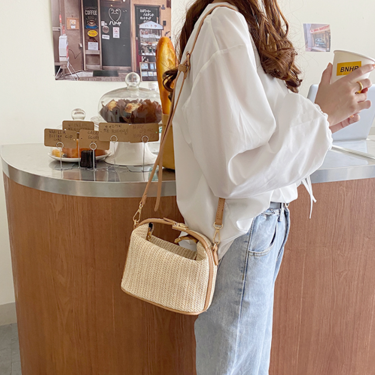Straw Purse for Women's Summer Fashion