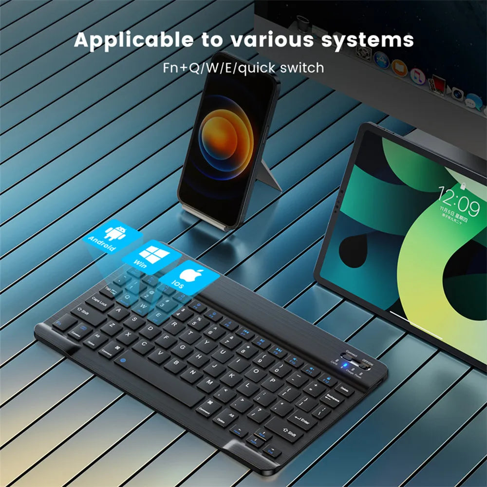 10" Wireless Bluetooth Keyboard and Mouse Set by ""