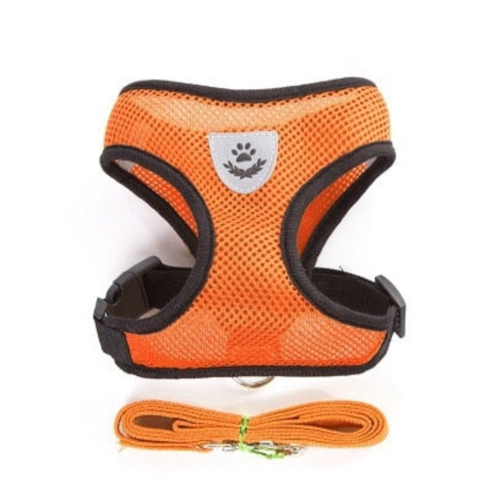 Adjustable Pet Harness with Leash: Ensuring Comfort and Control for Your Furry Friend