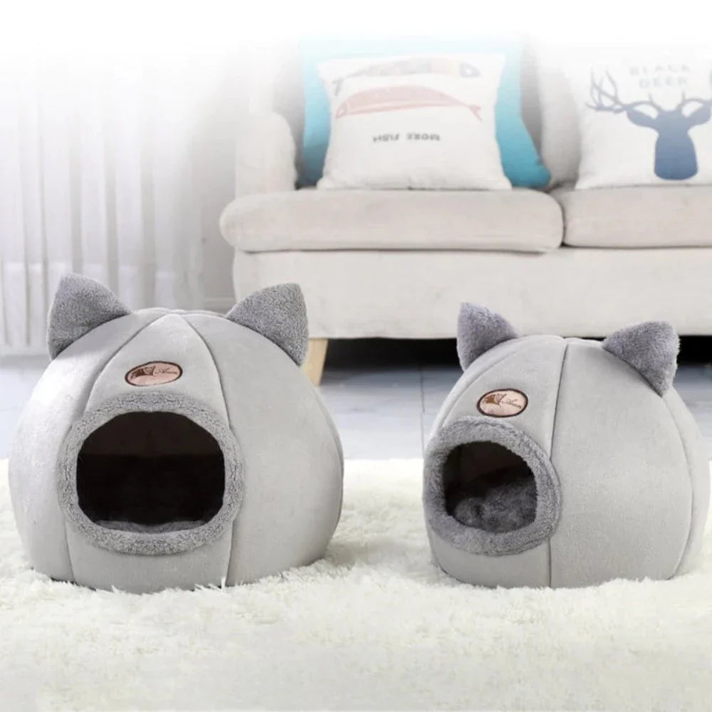 2-in-1 Pet House Bed - Comfortable and Cozy Retreat for Your Beloved Pet