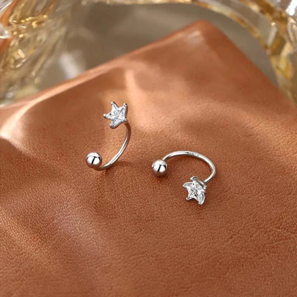 Sleek Star Studs