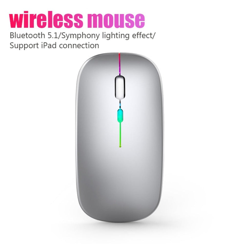 Wireless Bluetooth Mouse with RGB Functionality