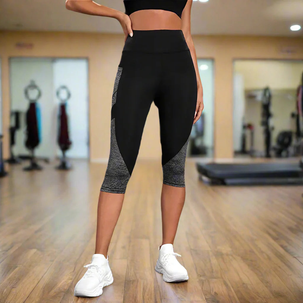 Two Tone High-Waisted Yoga Leggings