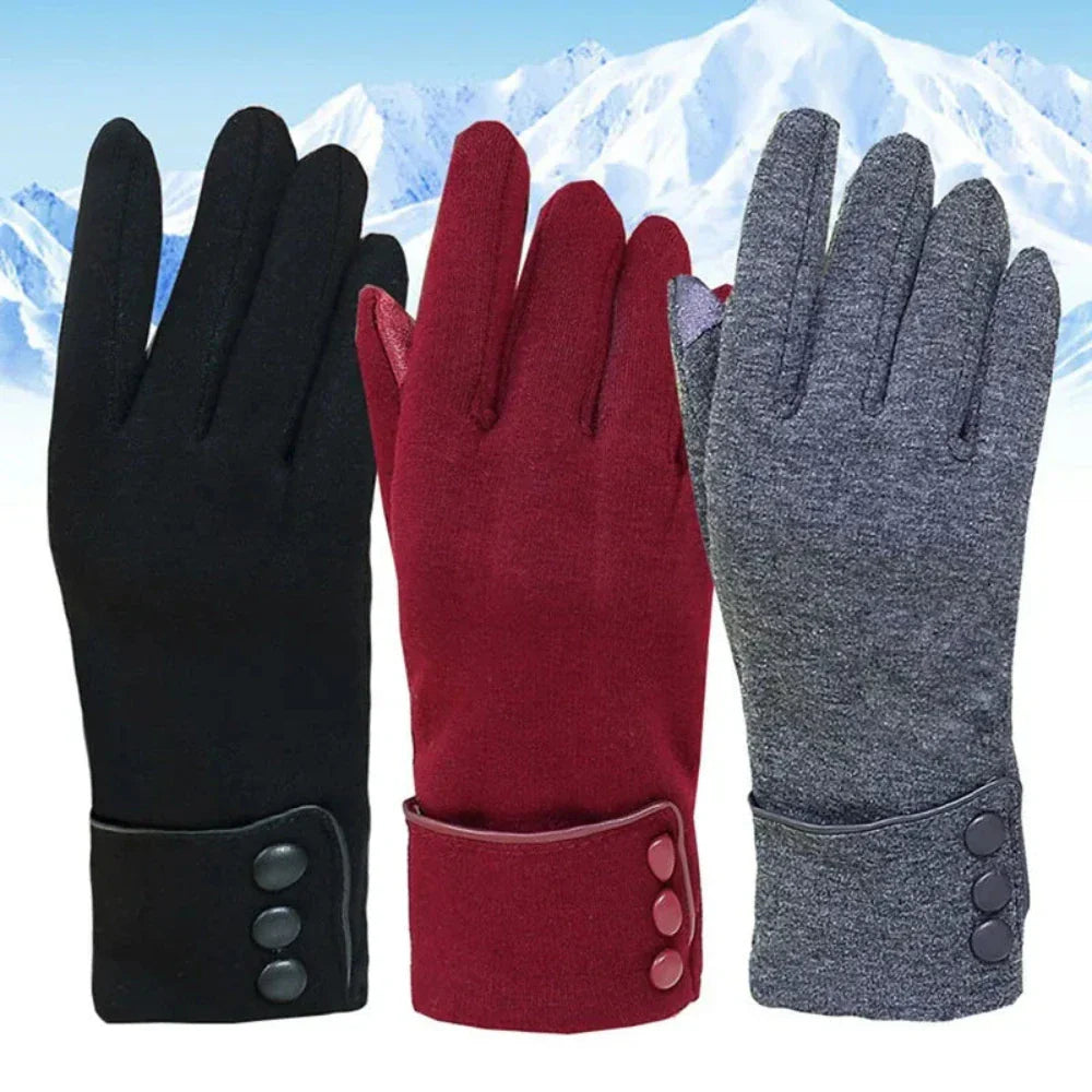 Winter Touch Screen Gloves for Women with Fleece Lining for Warmth