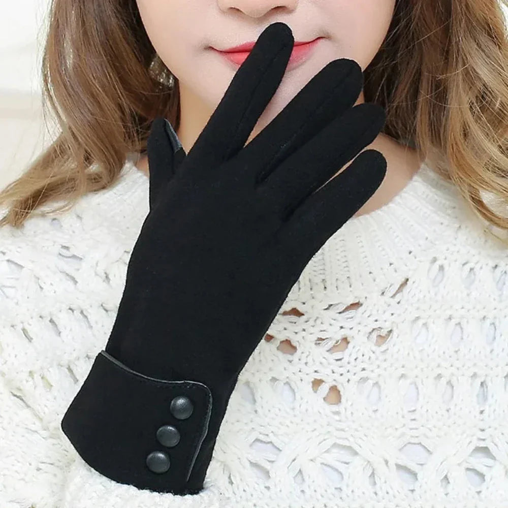Winter Touch Screen Gloves for Women with Fleece Lining for Warmth