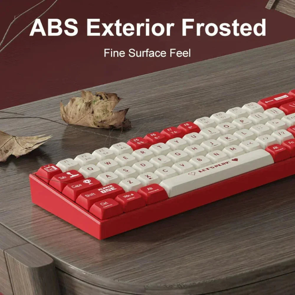68-Keys Portable Bluetooth Mechanical Keyboard with Dragon Design