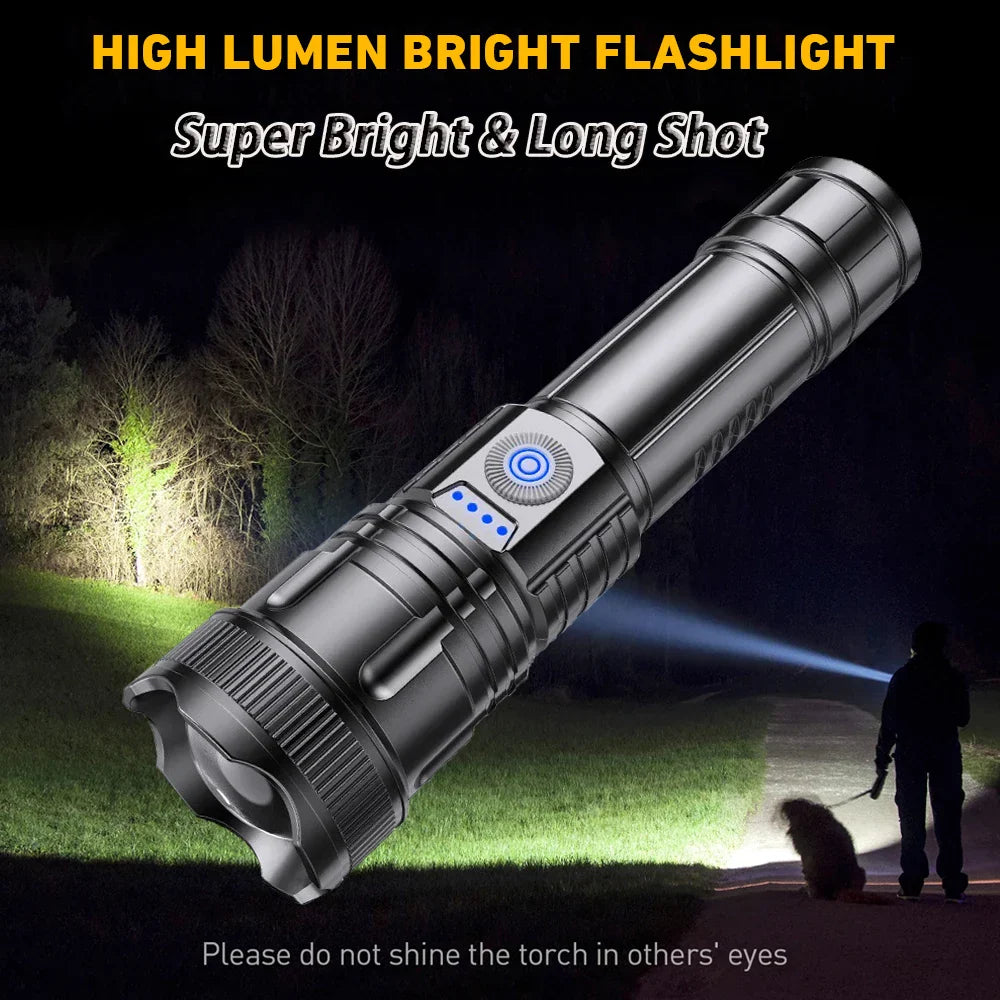 2 Piece Set of Super Bright LED Flashlights