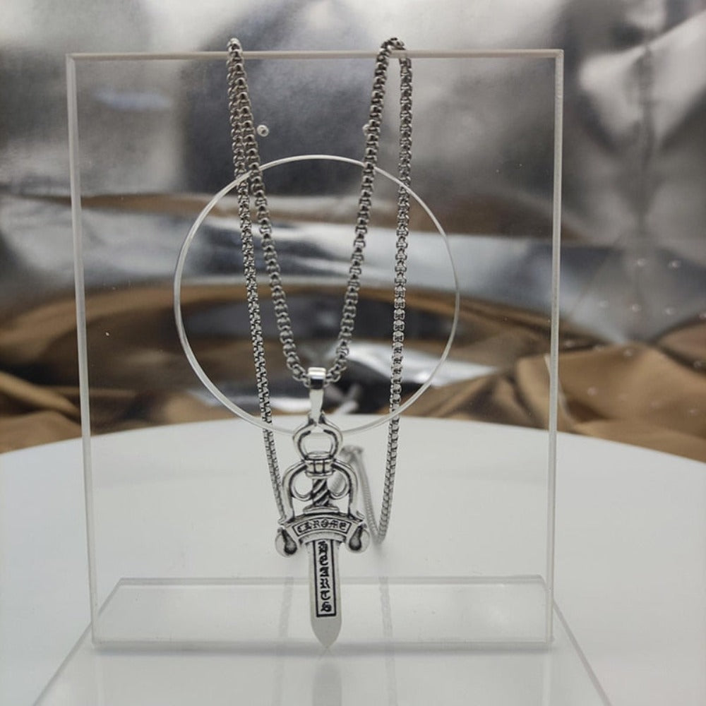 Warrior Sword Necklace for Men