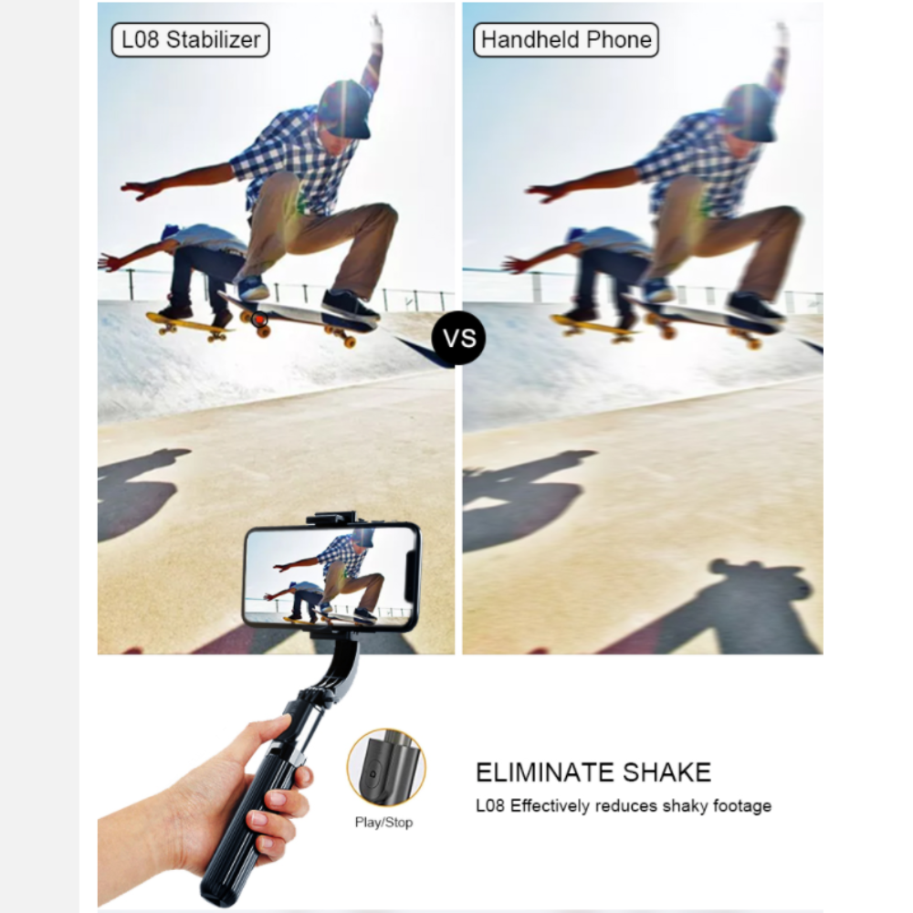 Mobile Selfie Stick Tripod Stabilizer for Ninja-like Shots