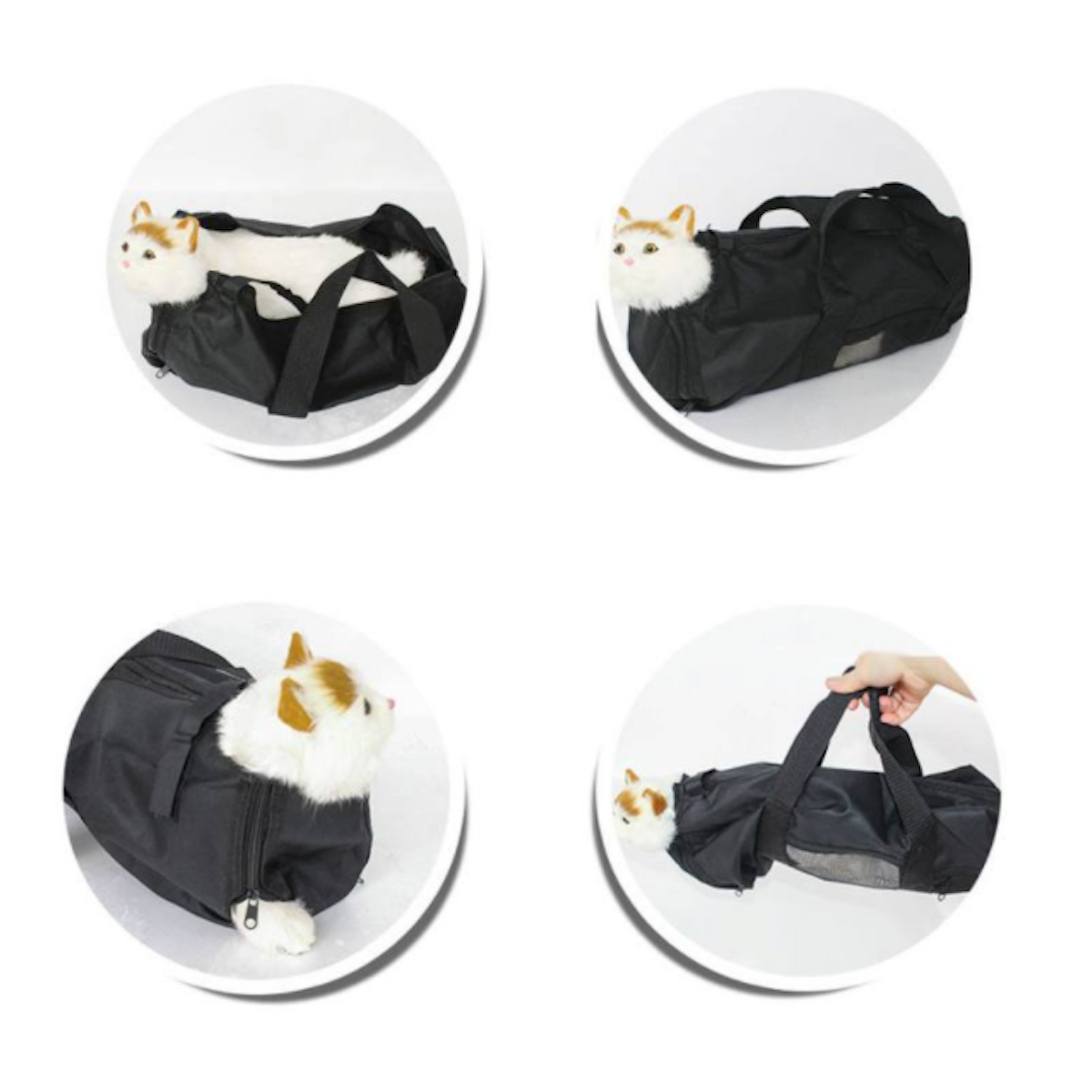Adjustable Cat Grooming Restraint Bag - Durable and Versatile