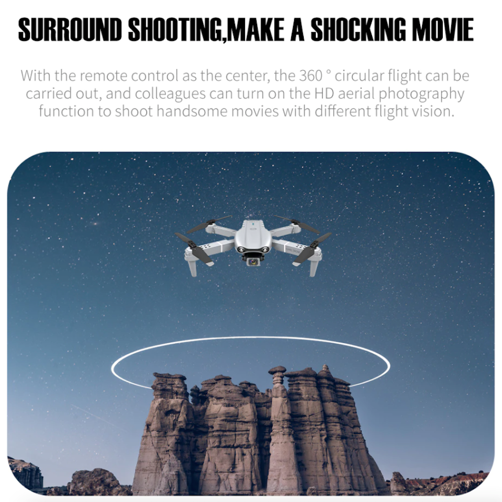 Wide Angle Dual Camera Drone - The Ultimate Ninja Dragon Flying Fox