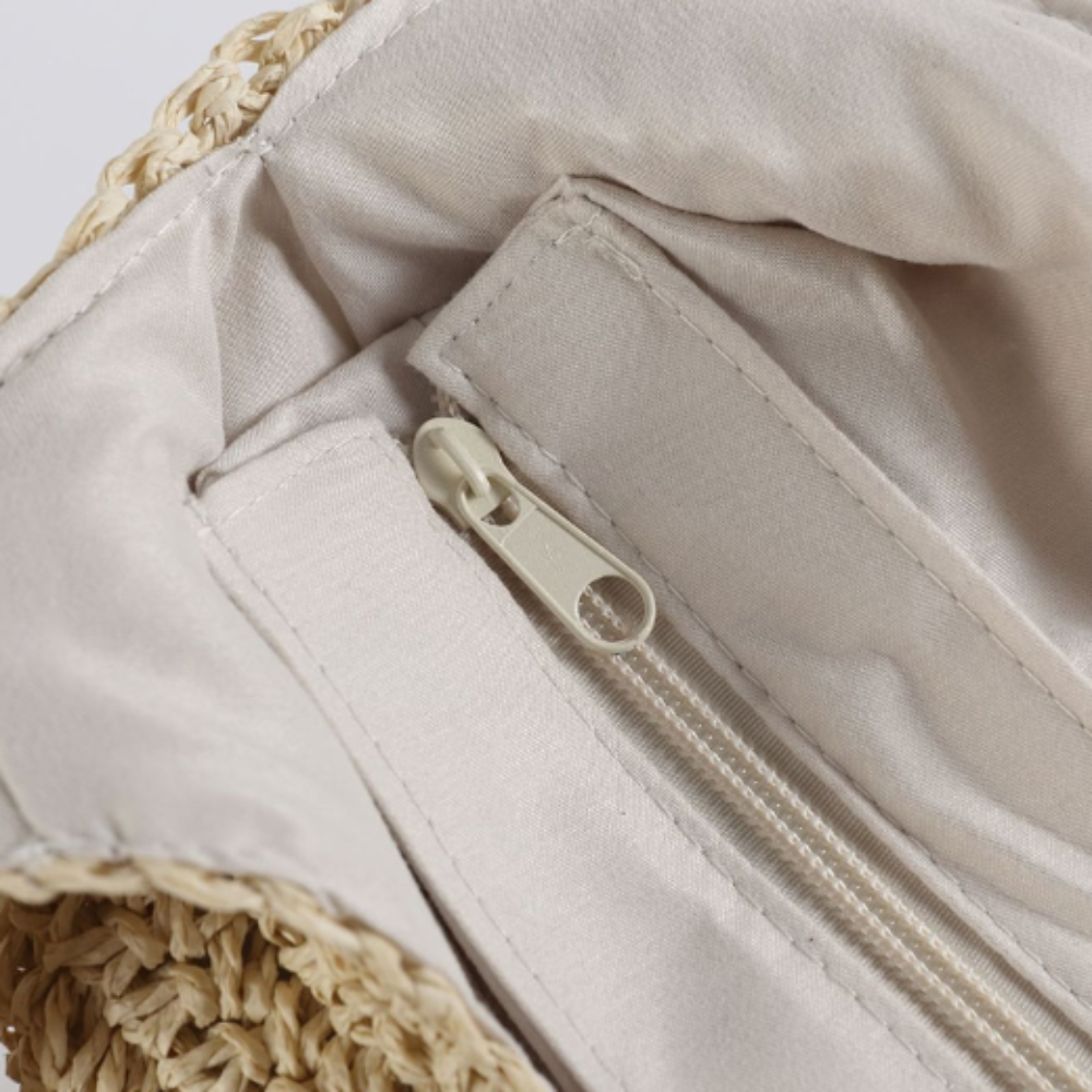 Straw Tote Bag for the Summer Season