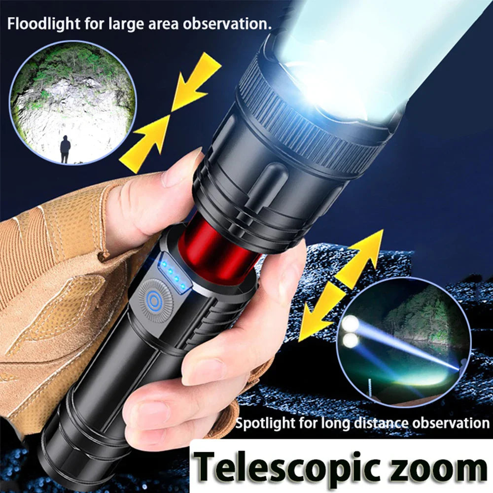 2 Piece Set of Super Bright LED Flashlights