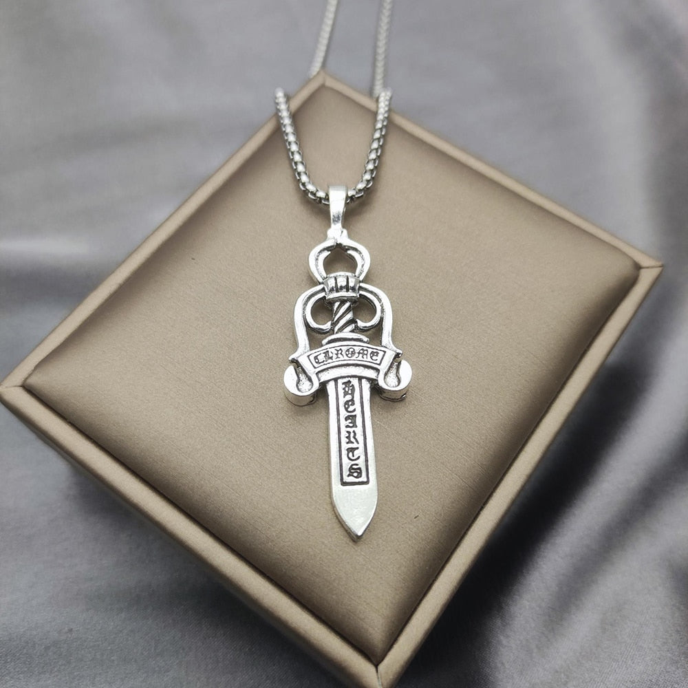 Warrior Sword Necklace for Men