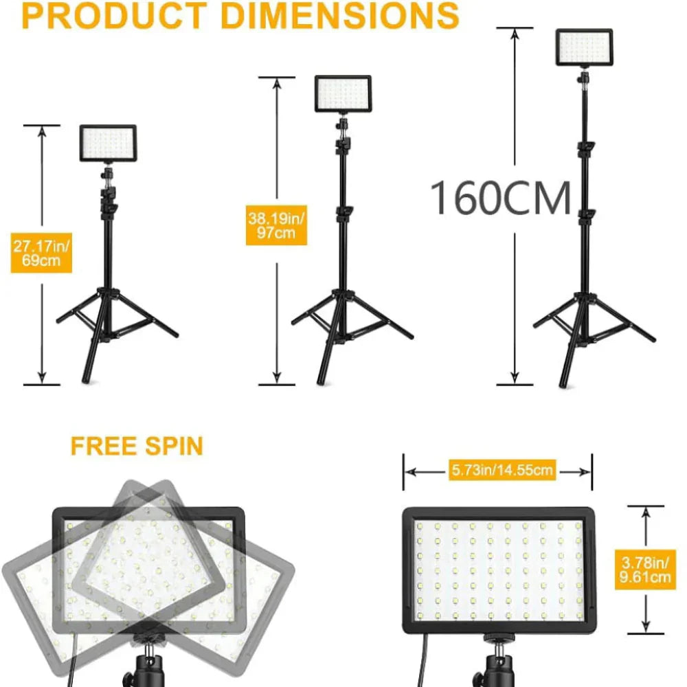 4 Color RGB LED Tripod - ""'s Illuminated Tripod with RGB Lighting