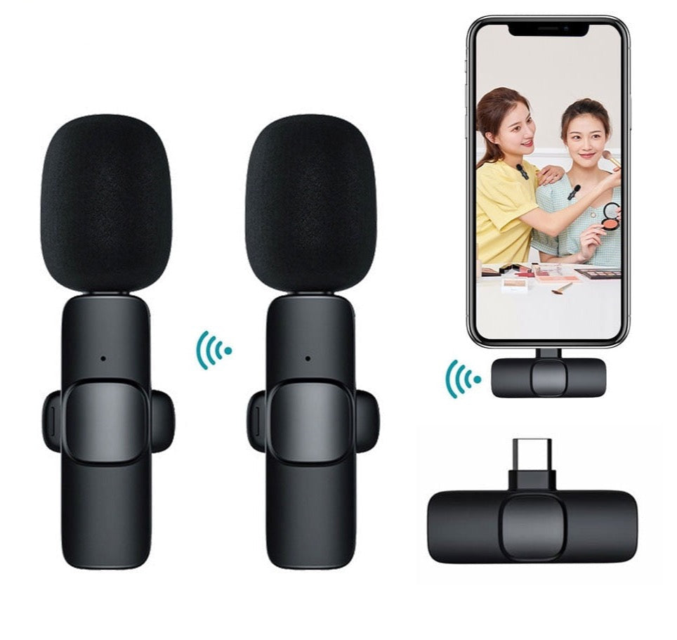 Wireless Clip-On Mini Recording Microphone