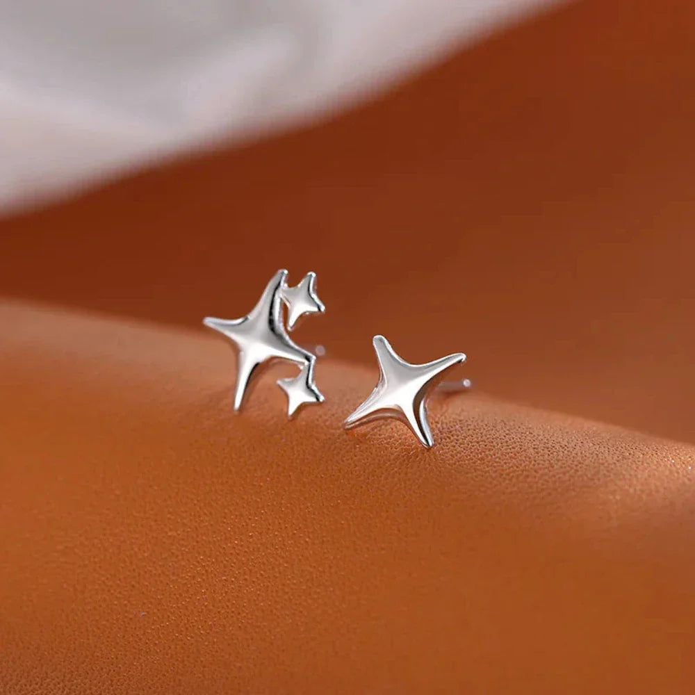 Sleek Star Studs