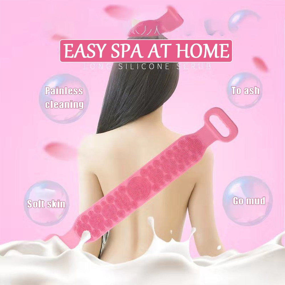 Silicone Scrubbing Belt for Exfoliating the Body