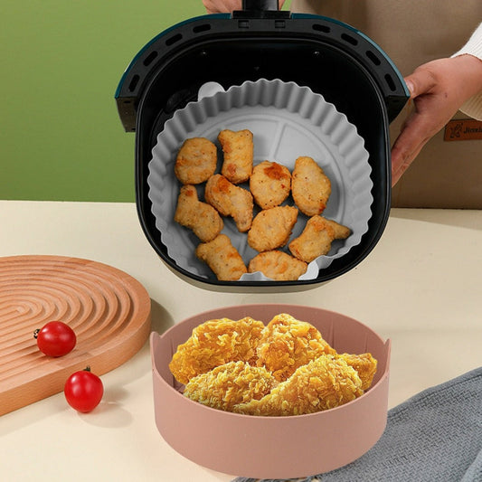 Silicone Basket for Air Frying in a Circular Form