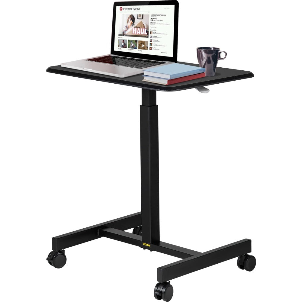 Versatile Laptop Mobile Desk With Secure Casters