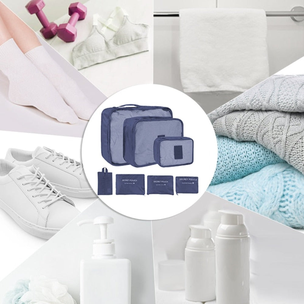 Set of 7 Luggage Packing Cubes