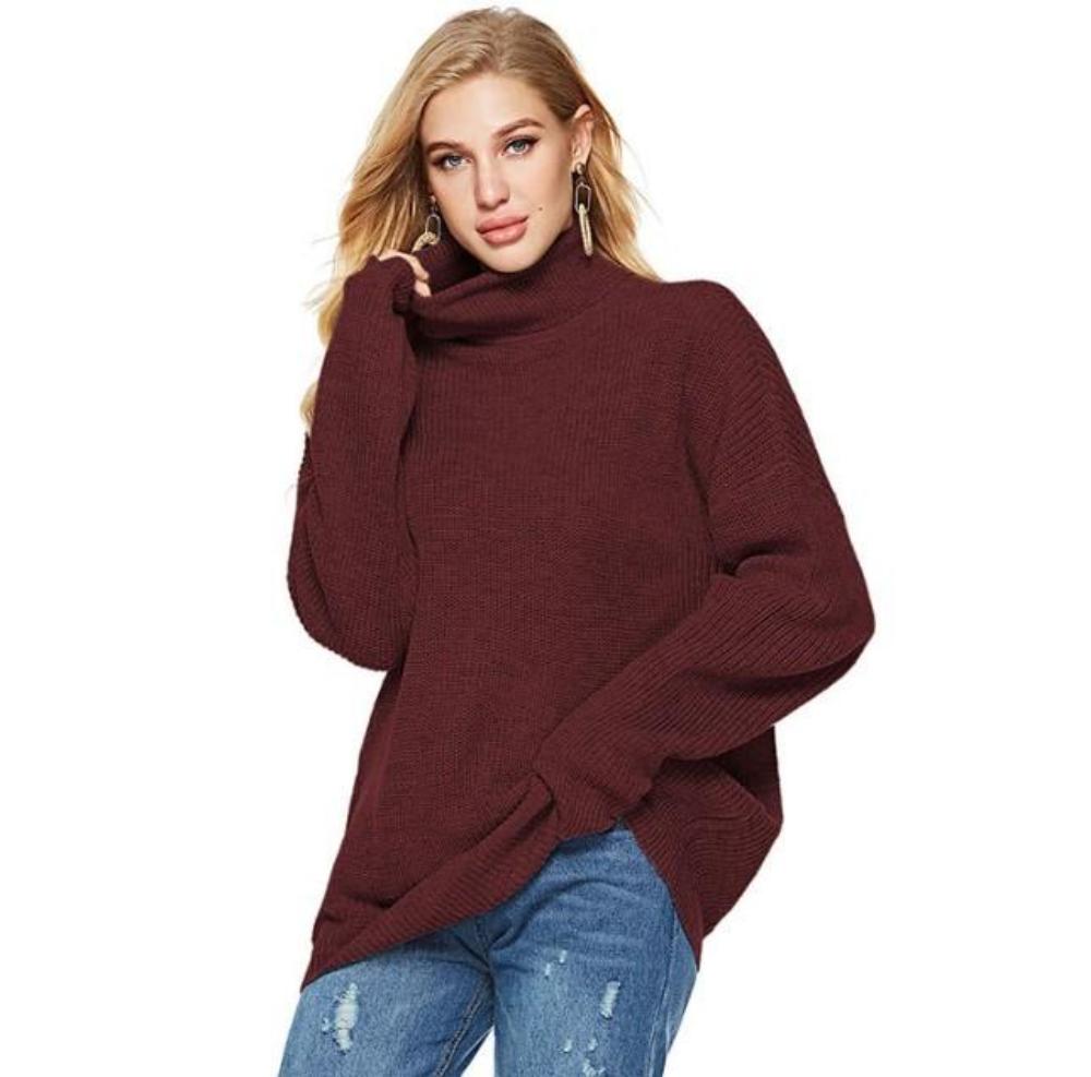 Trendy Women's Turtleneck Pullovers
