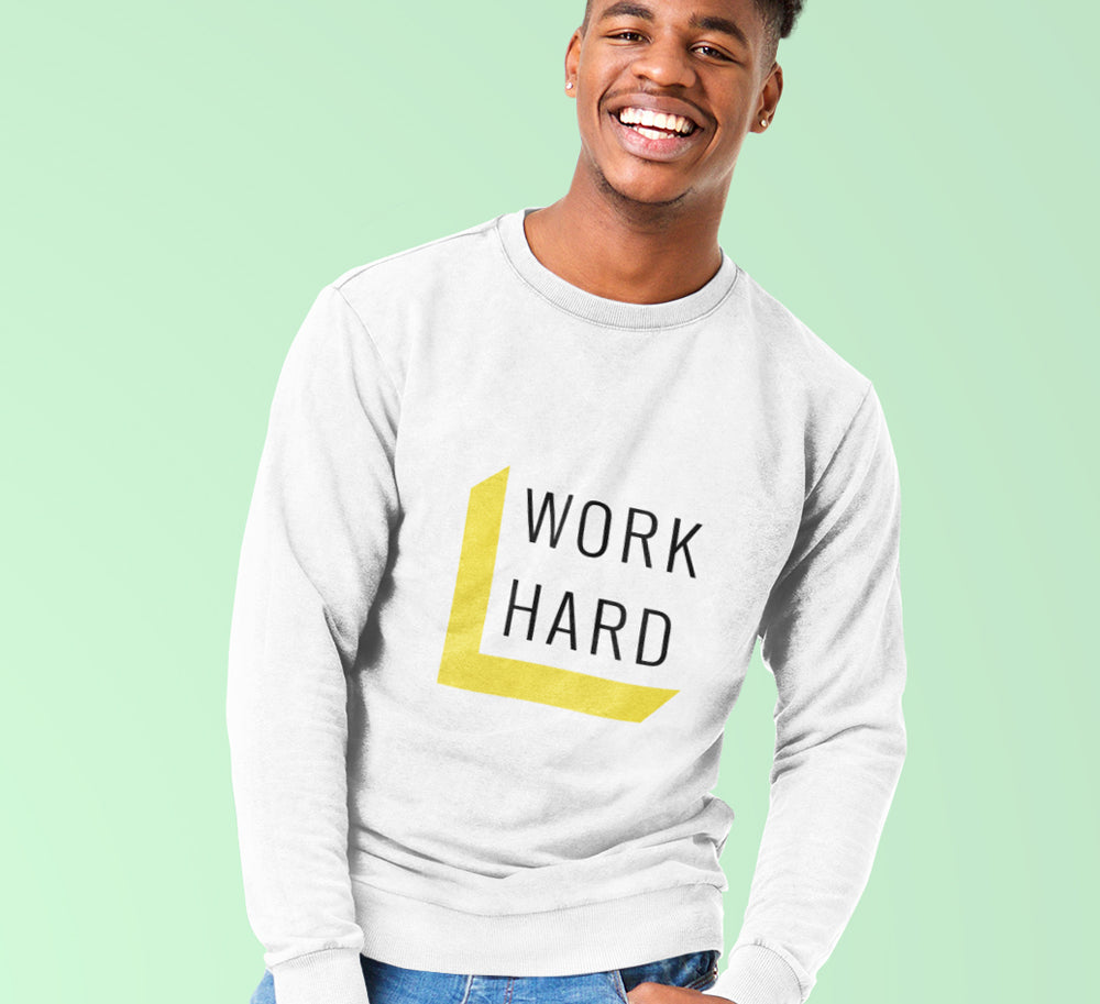 Men's Sweatshirt for a Motivational Work Ethic
