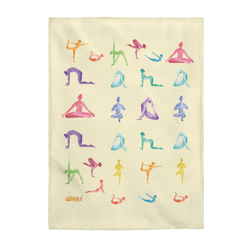 Velveteen Plush Blanket for Yoga Haven
