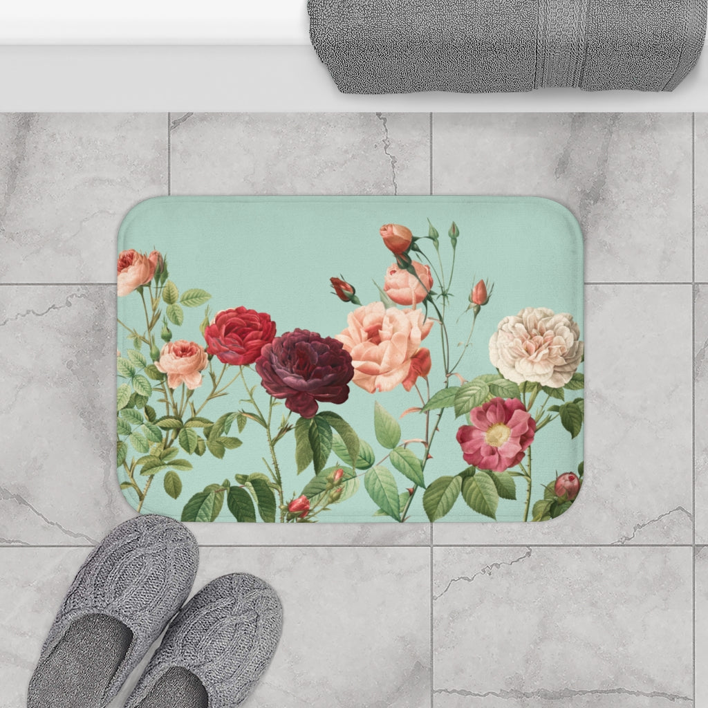 Teal Bath Mat Home Accents - A Delightful Addition to Your Rose Garden