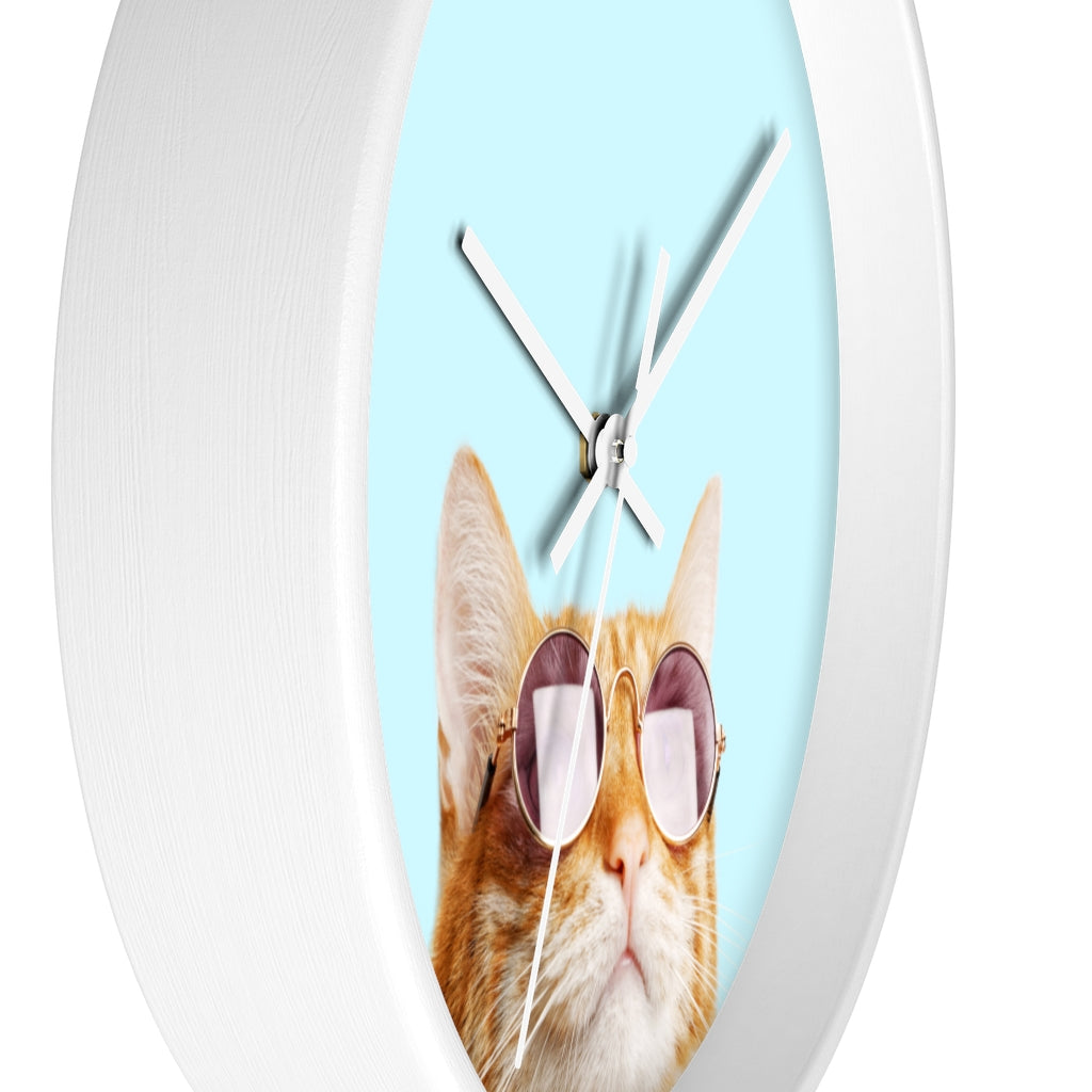 The Right Cat Wall Clock