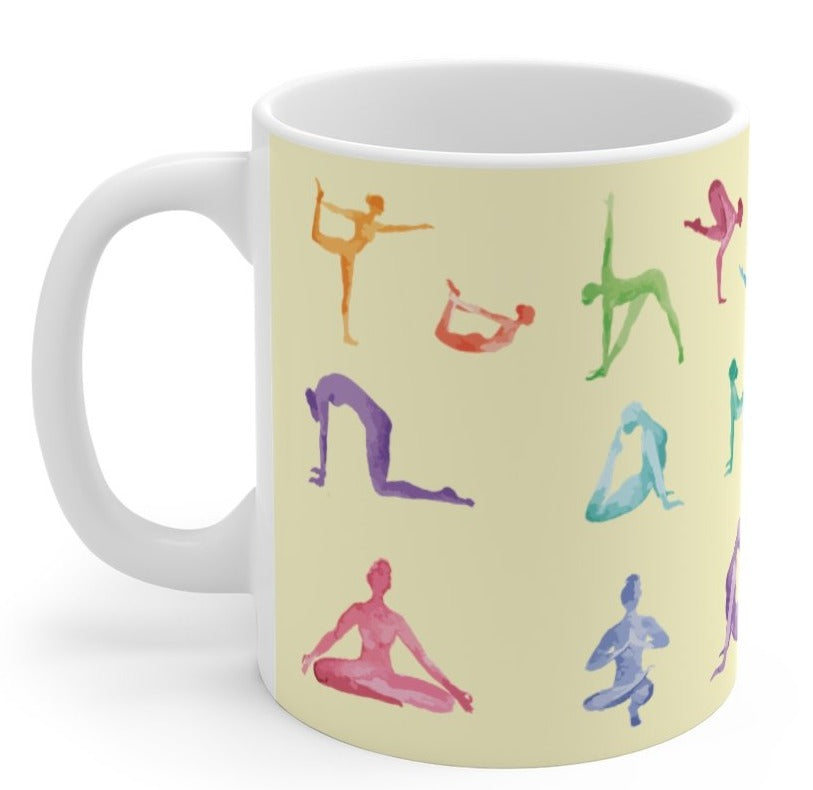 Yoga Poses Coffee Cup