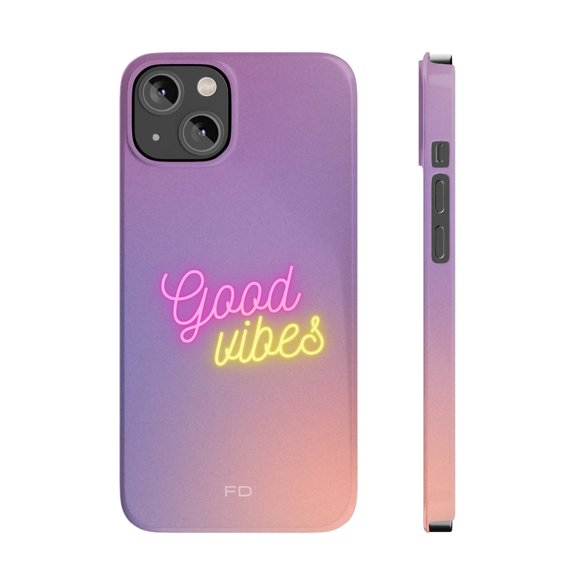 Slim Case for iPhone - Good Vibes Edition