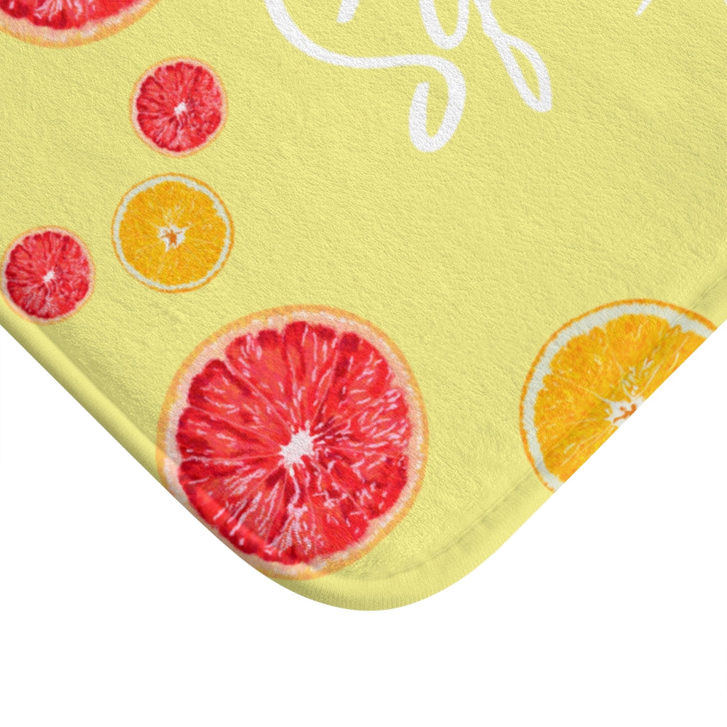 Squeeze the Day Citrus Bath Mat