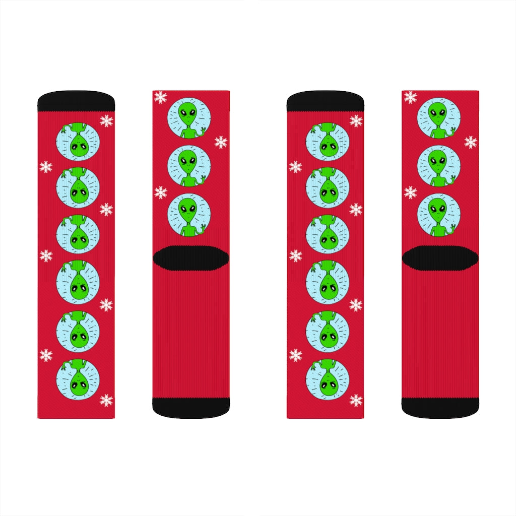 Bizarre Extraterrestrial Socks for Vacation