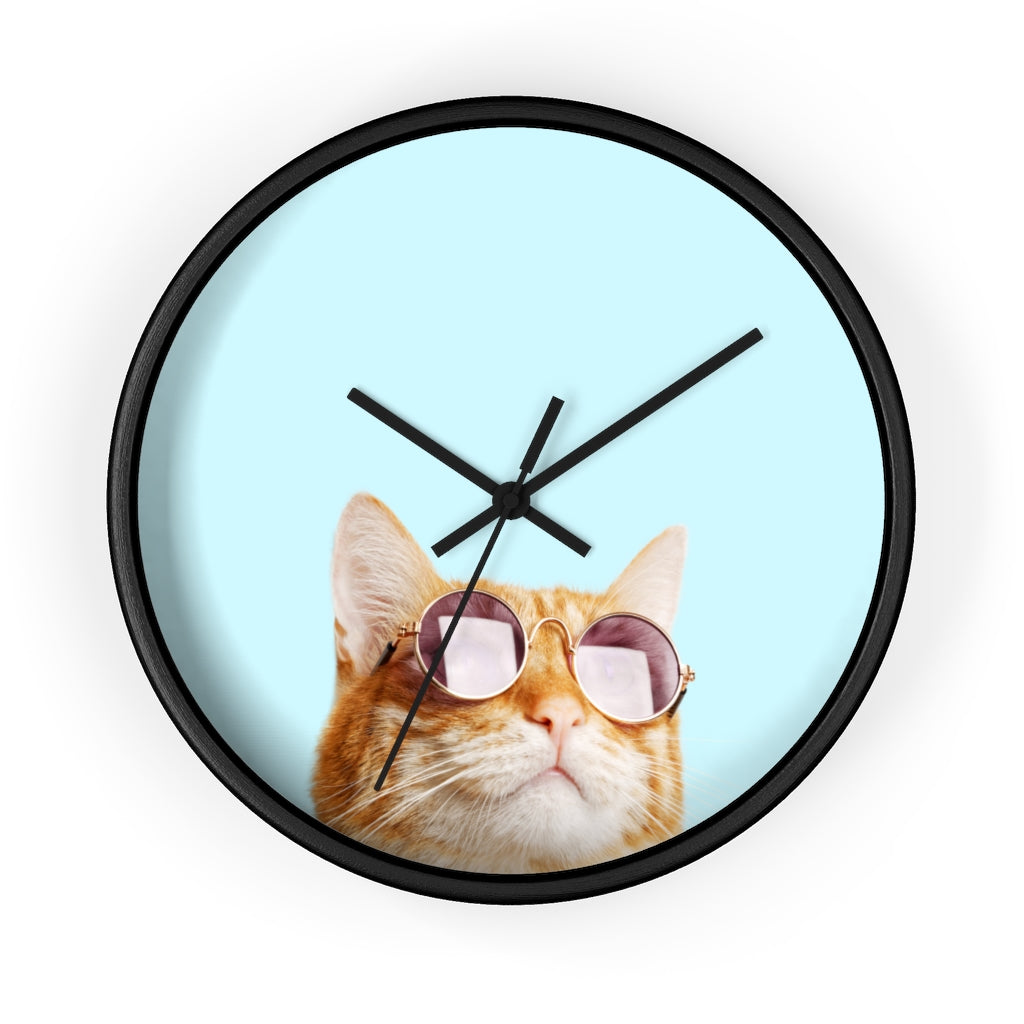 The Right Cat Wall Clock