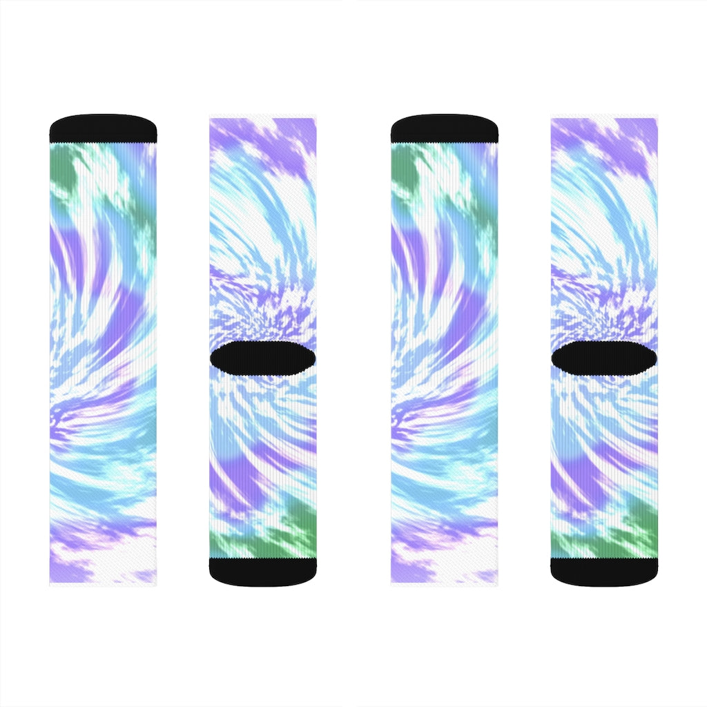 Vibrant Lavender Patterned Socks