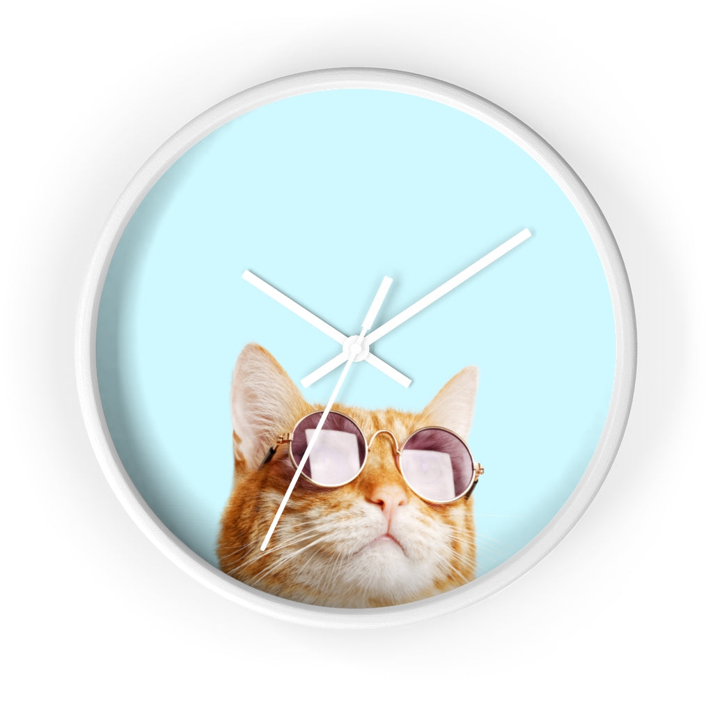 The Right Cat Wall Clock