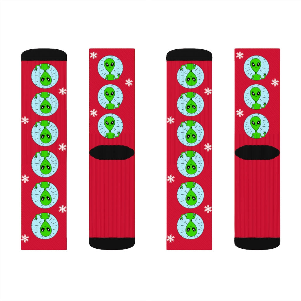 Bizarre Extraterrestrial Socks for Vacation