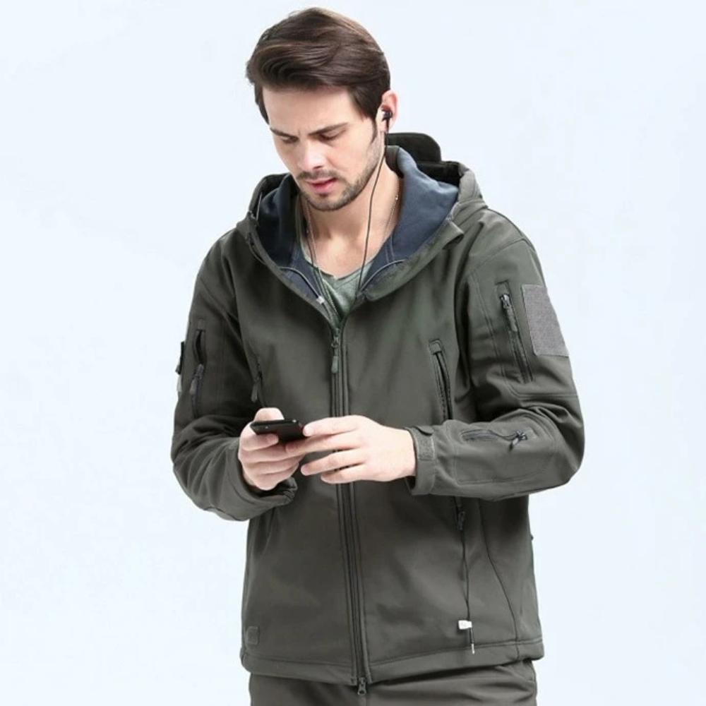 Wind and Waterproof Military-Inspired Men's Jacket