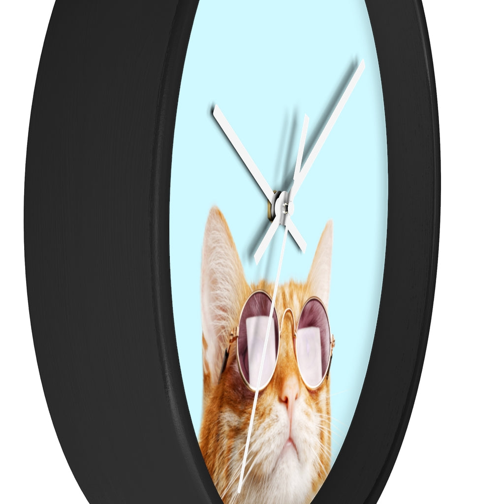 The Right Cat Wall Clock