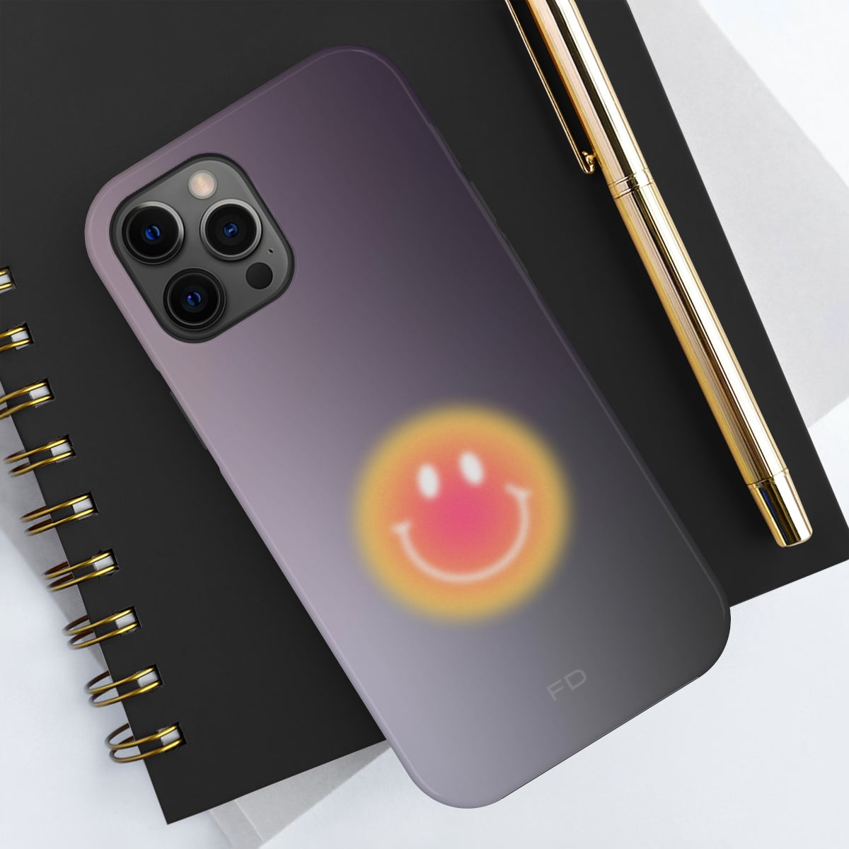 Wireless Charging Smiley Face iPhone Case