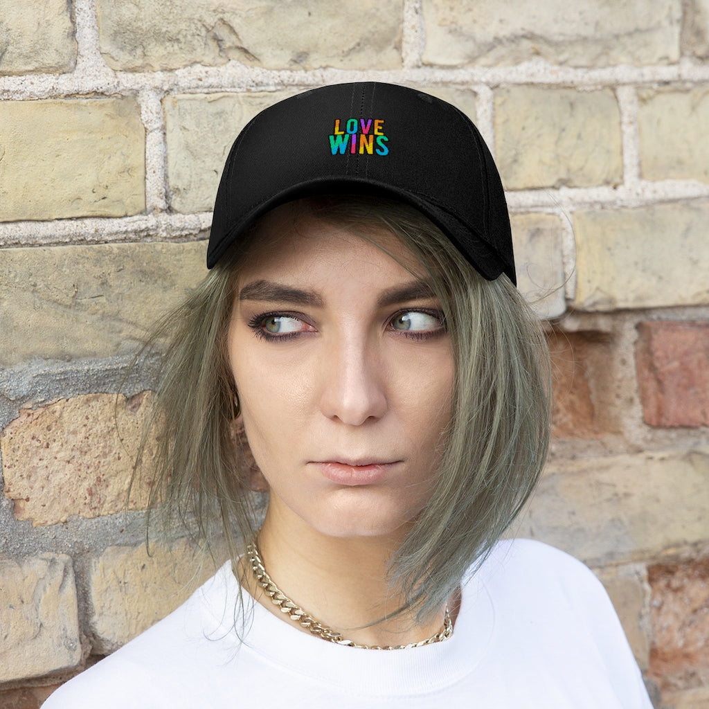 Unisex Twill Cap - Rainbow Love Triumphs
