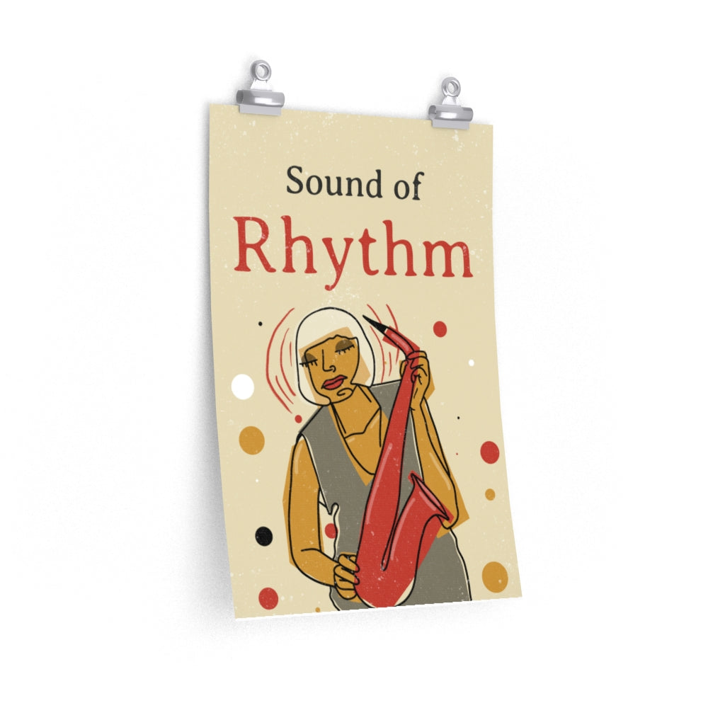 Vintage Jazz Poster: Resonance of Rhythm