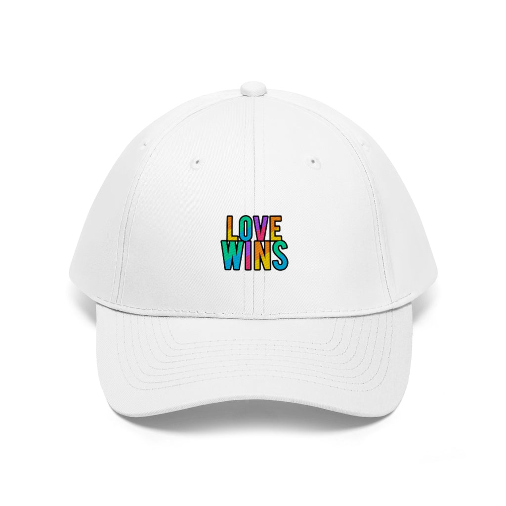 Unisex Twill Cap - Rainbow Love Triumphs