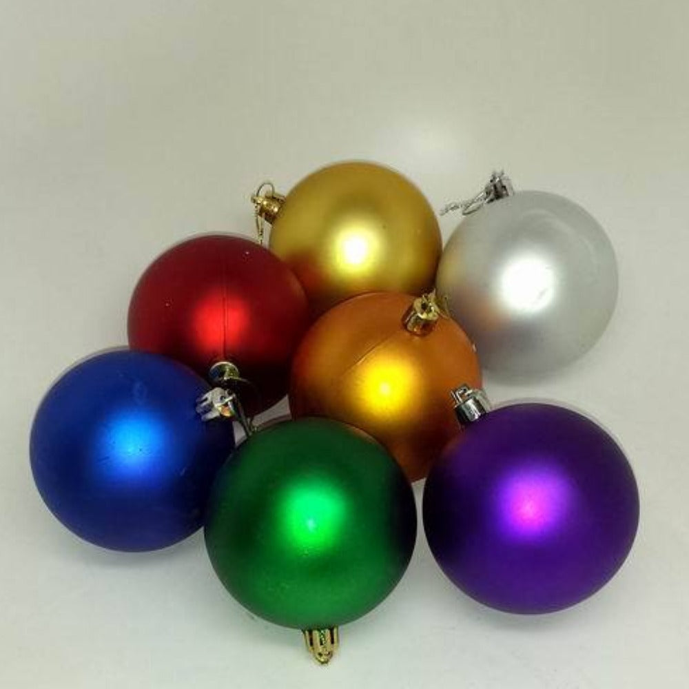 200-Piece Value Pack of Hanging Christmas Ball Ornaments for Decorations