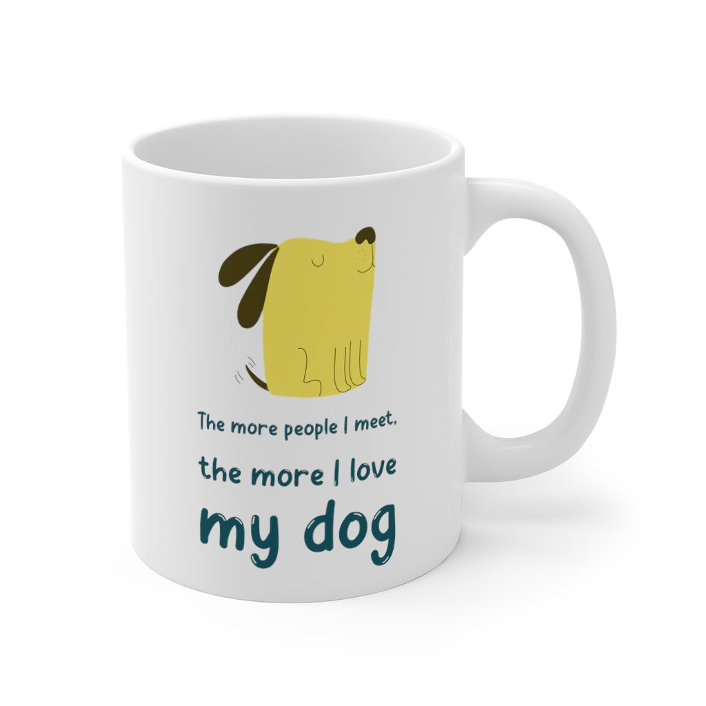 The More Individuals Gather, The More I Adore My Canine Mug