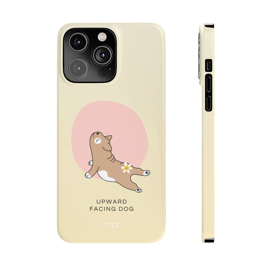 Slim Case for iPhone - Yoga Inspired Upward Facing Dog Design