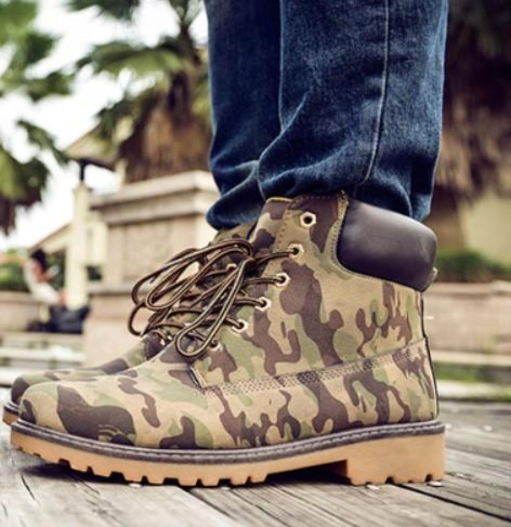 Waterproof Military-Inspired Men's Boots