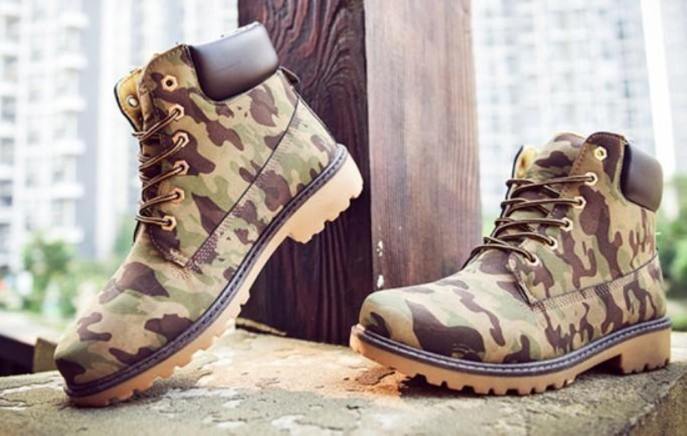Waterproof Military-Inspired Men's Boots
